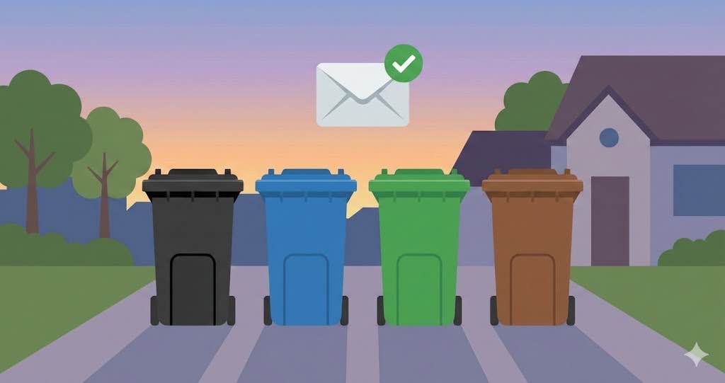 BinsOut - Free Bin Day Reminders for UK Councils